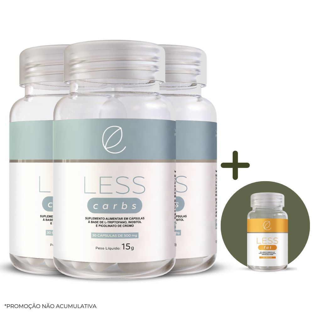 TRES LESS CARBS E GANHA 1 LESS FAT TRES LESS CARBS E GANHA 1 LESS FAT